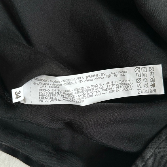 ZARA SATIN EFFECT CAMISOLE XS BLACK - Picture 6 of 11